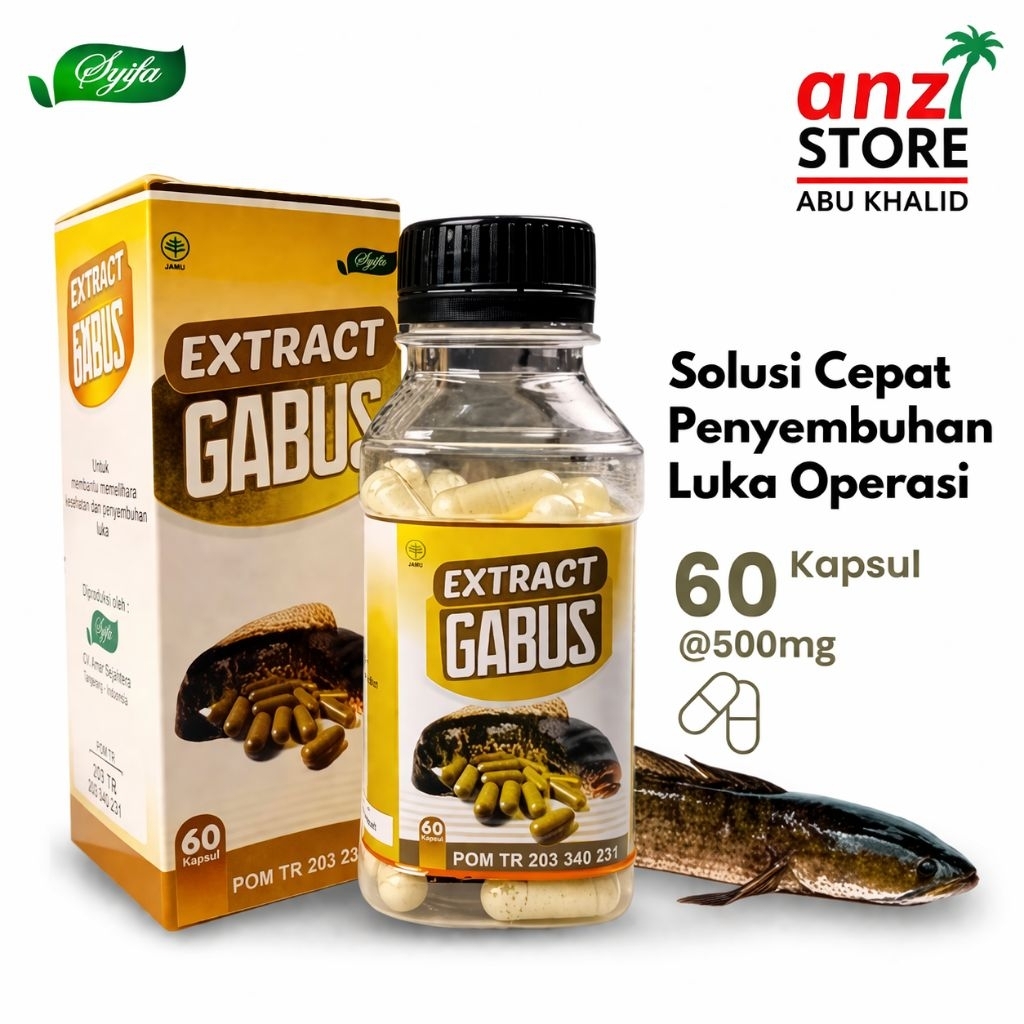 Kapsul Ekstrak Ikan Gabus Syifa 60 Kapsul