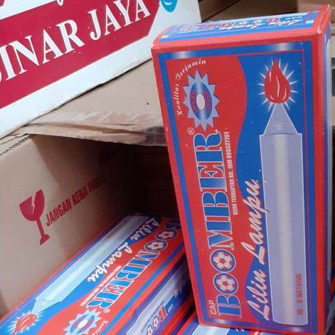 1 pack lilin BOOMBER lilin lampu bomber 8 batang