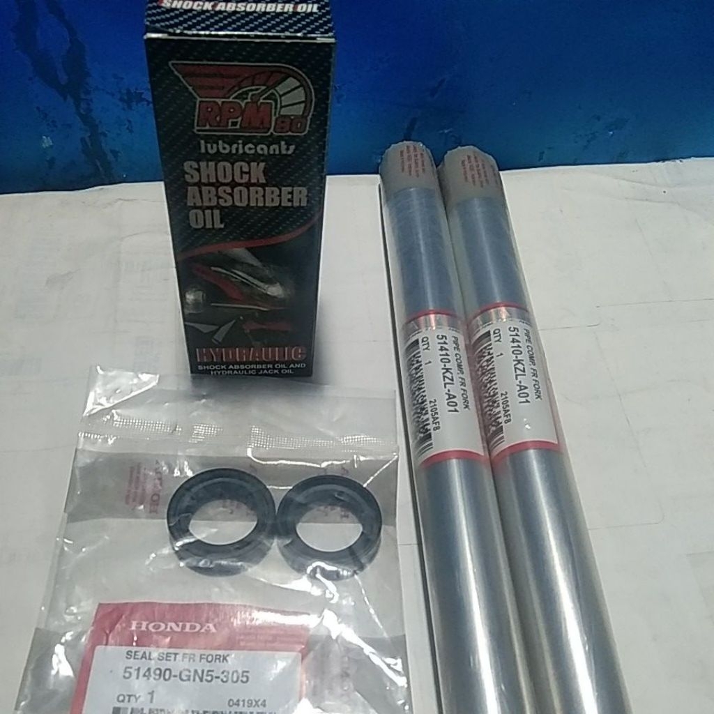 paket as shock belakang beat injeksi/Vario 125+seal shock+minyak shock komplit