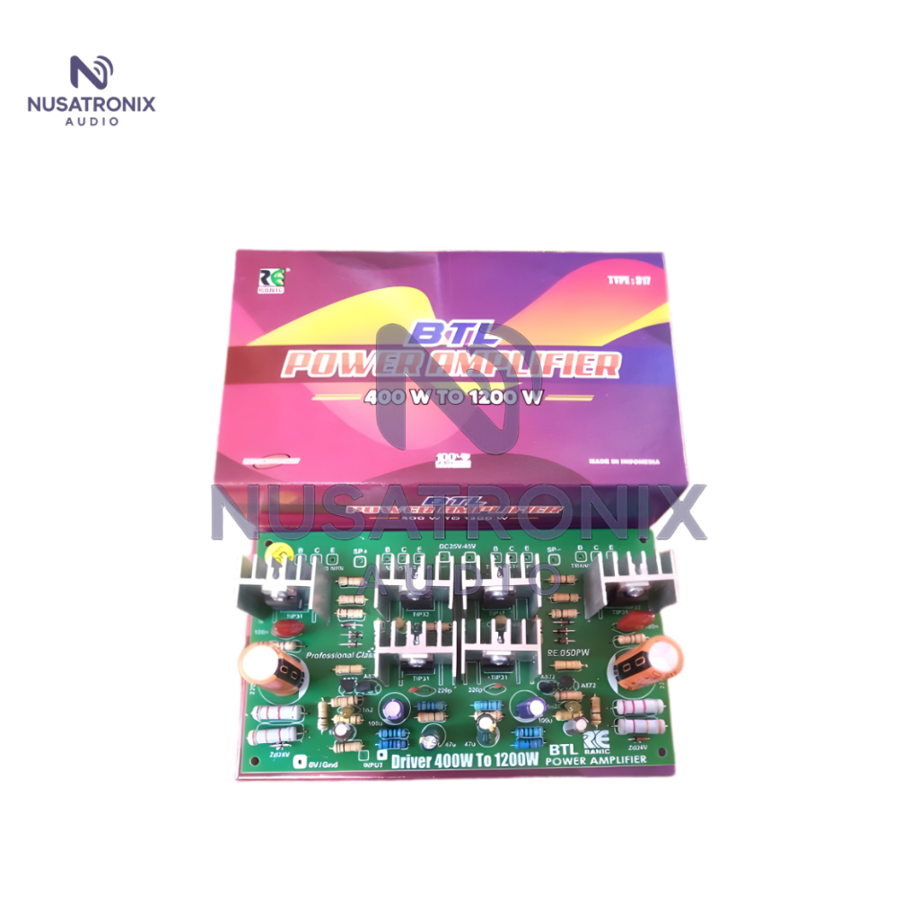 KIT DRIVER POWER AMPLIFIER BTL SYSTEM 400-1200W MONO
