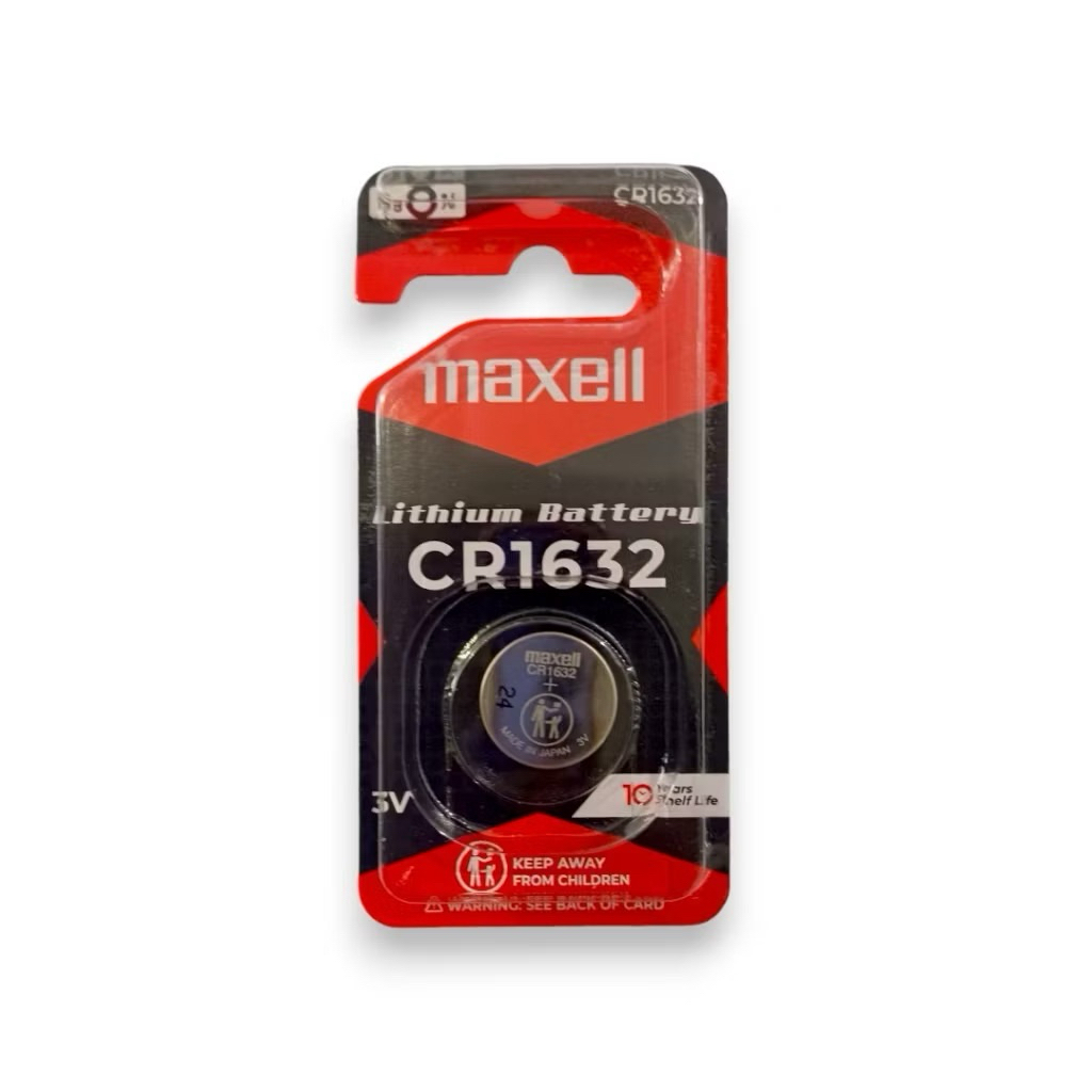 Maxell CR1632 Baterai CR 1632 Lithium Battery Made In Japan Kemasan 1pcs