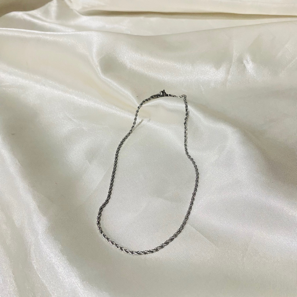 Kalung titanium anak laki-laki,kalung anak anti karat