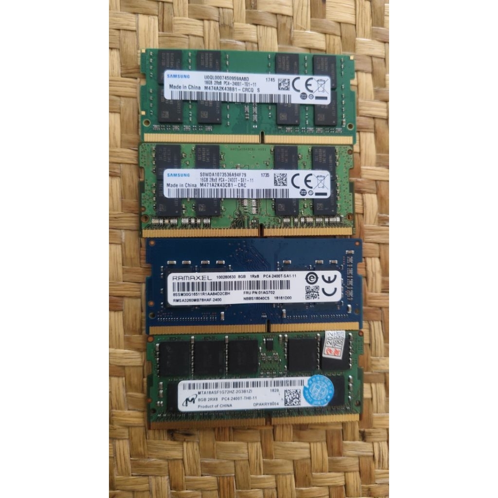 ram sodim ram ddr4 16gb dan 8gb 2400