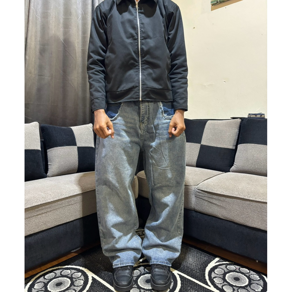 L Baggy Jeans Washed