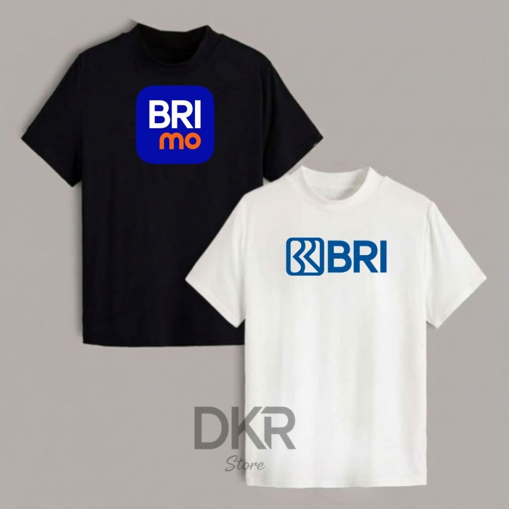 Kaos BRIMO Baju Tshirt BRImo Kaos Oblong BRIMO uk S - 3XL