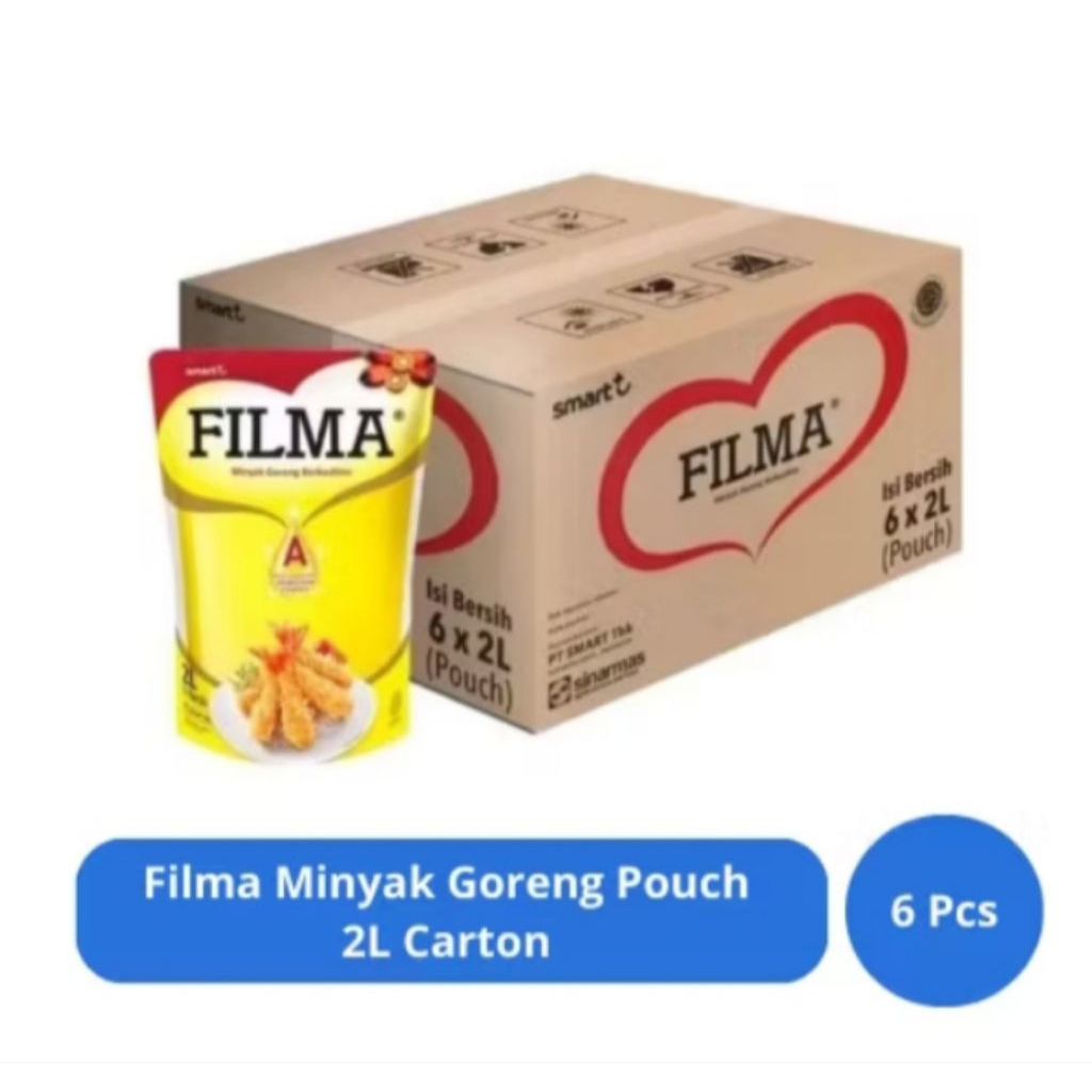 1 Dus Minyak goreng Filma 2 Liter isi 6 Pcs/1 Dus Minyak Goreng Sunco 2 Liter x 6pcs