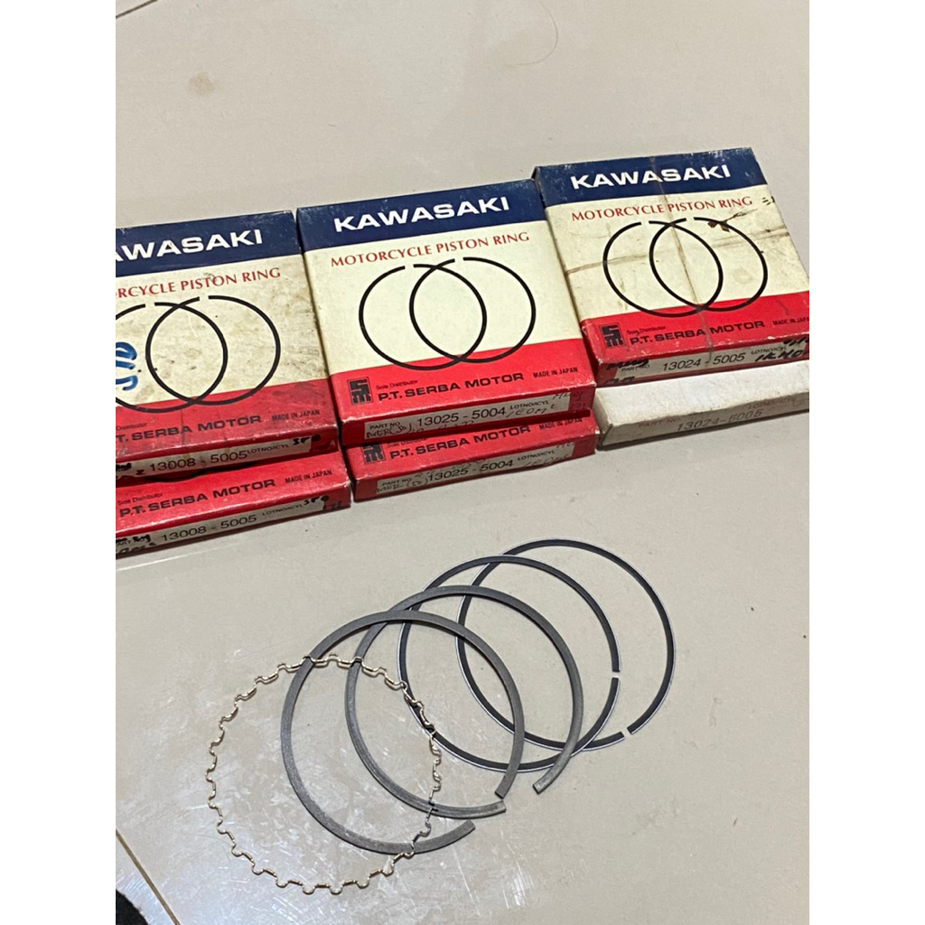 ring seker Ring Piston Seher Kawasaki Binter Merzy Kz200 Kz 200 Oversize std 0.50 1.00 original