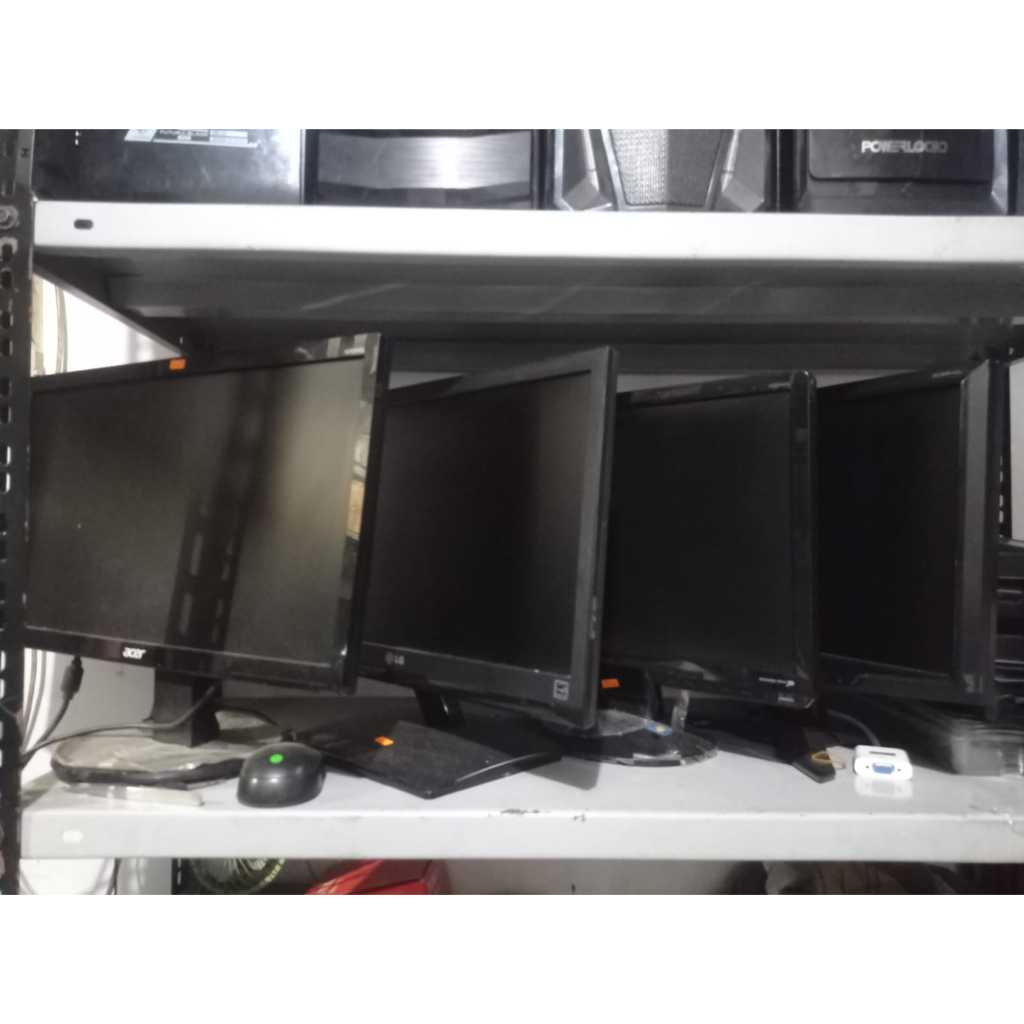 monitor lcd komputer 19 in wide gread b normal