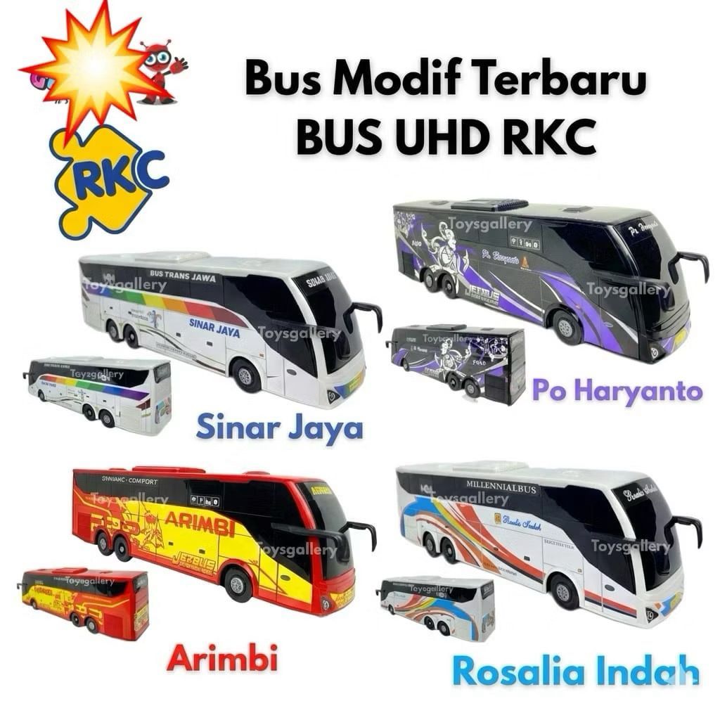 RKC Miniatur Bus Modifikasi UHD Tronton RKC Livery Arimbi Po haryanto Sinar Jaya Rosalia Indah Terba