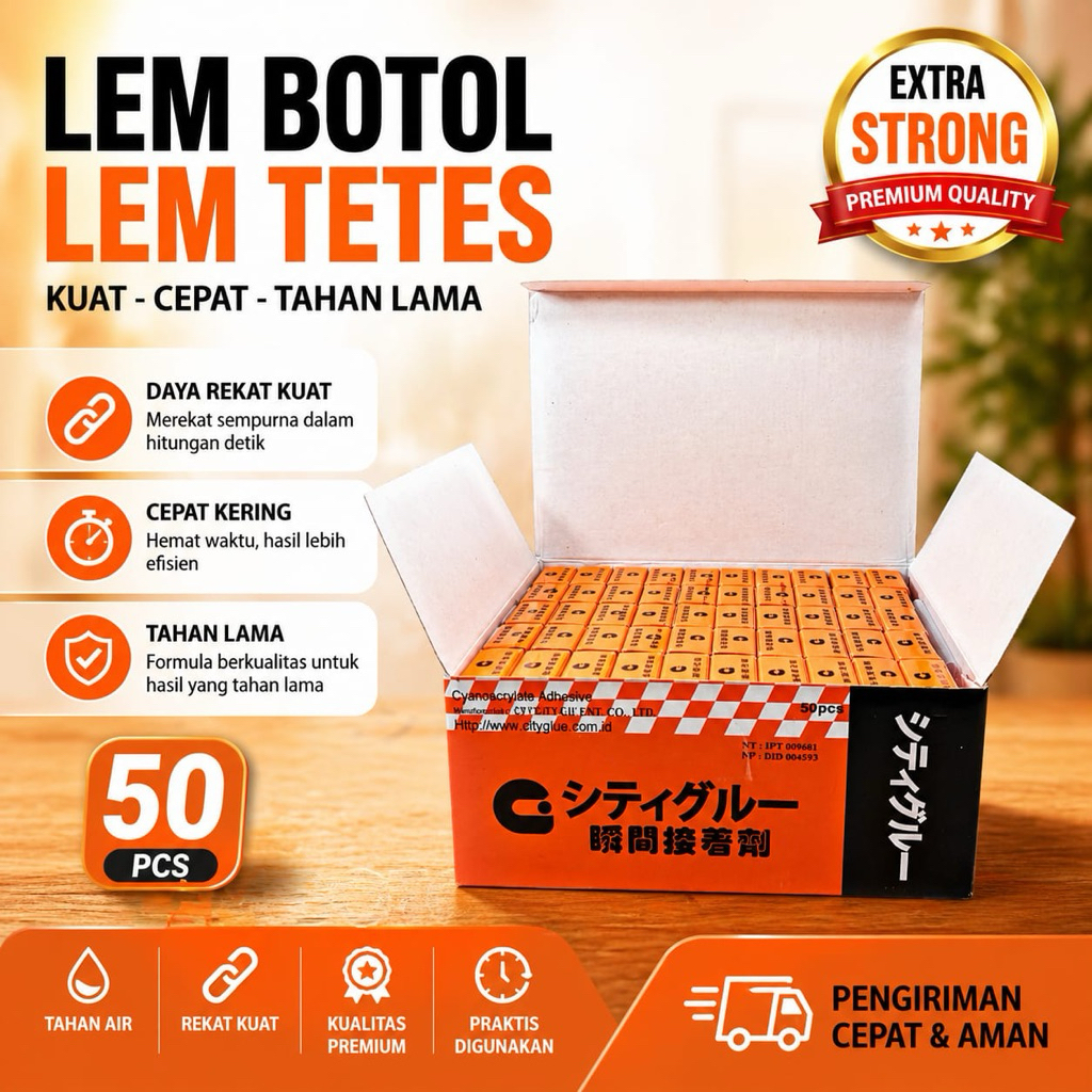 Lem Tetes Adhefix & Lem G helm(1box 50pcs)