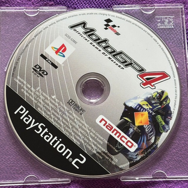 kaset ps2 ori pal motogp 4