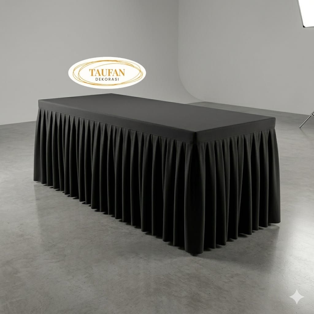 COVER MEJA REMPEL - UNTUK CATERING DAN PESTA#200 X 60 X 75CM