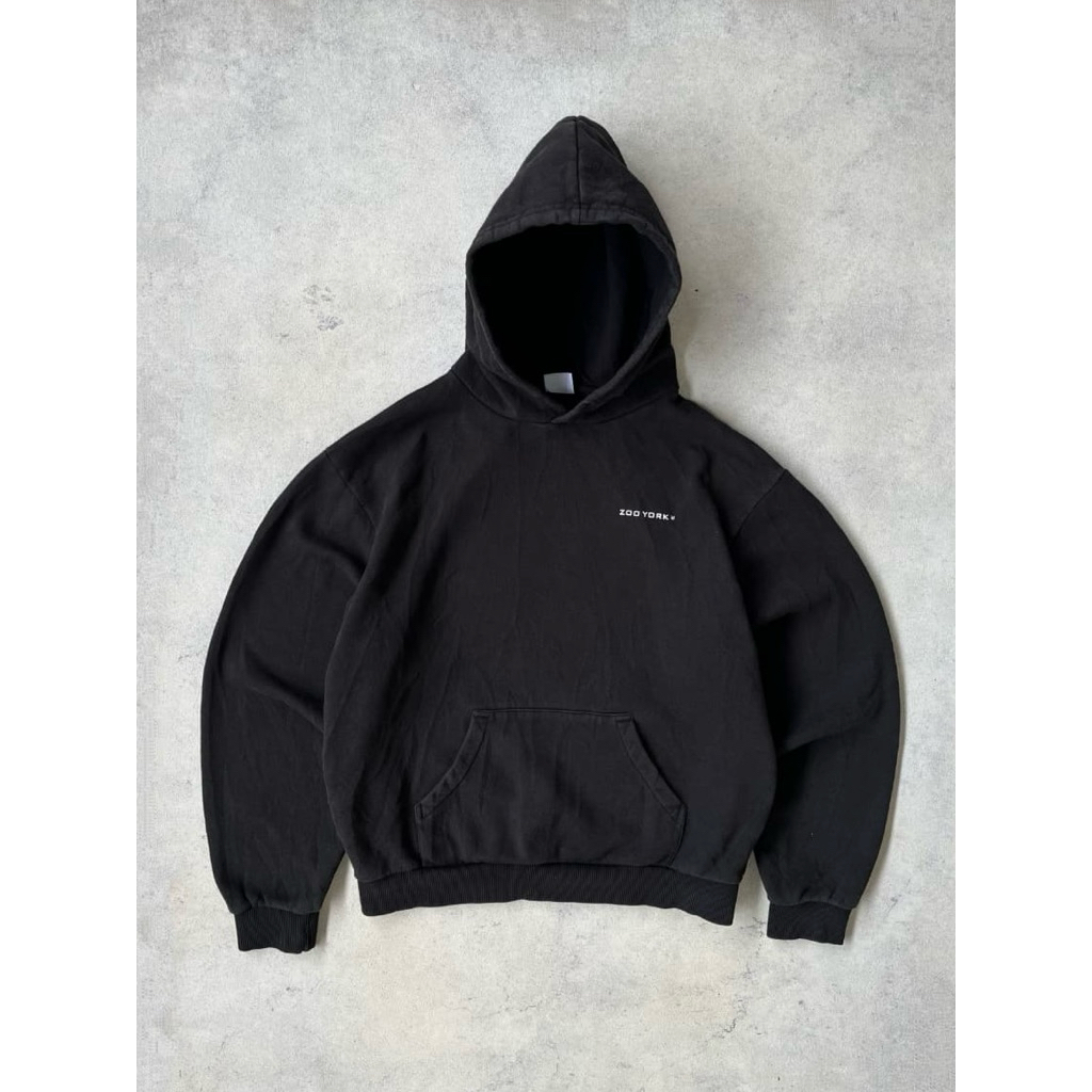 2000’s - Perfect Sun Faded Zoo York Skateboard Heavy Weight Boxy Hoodie