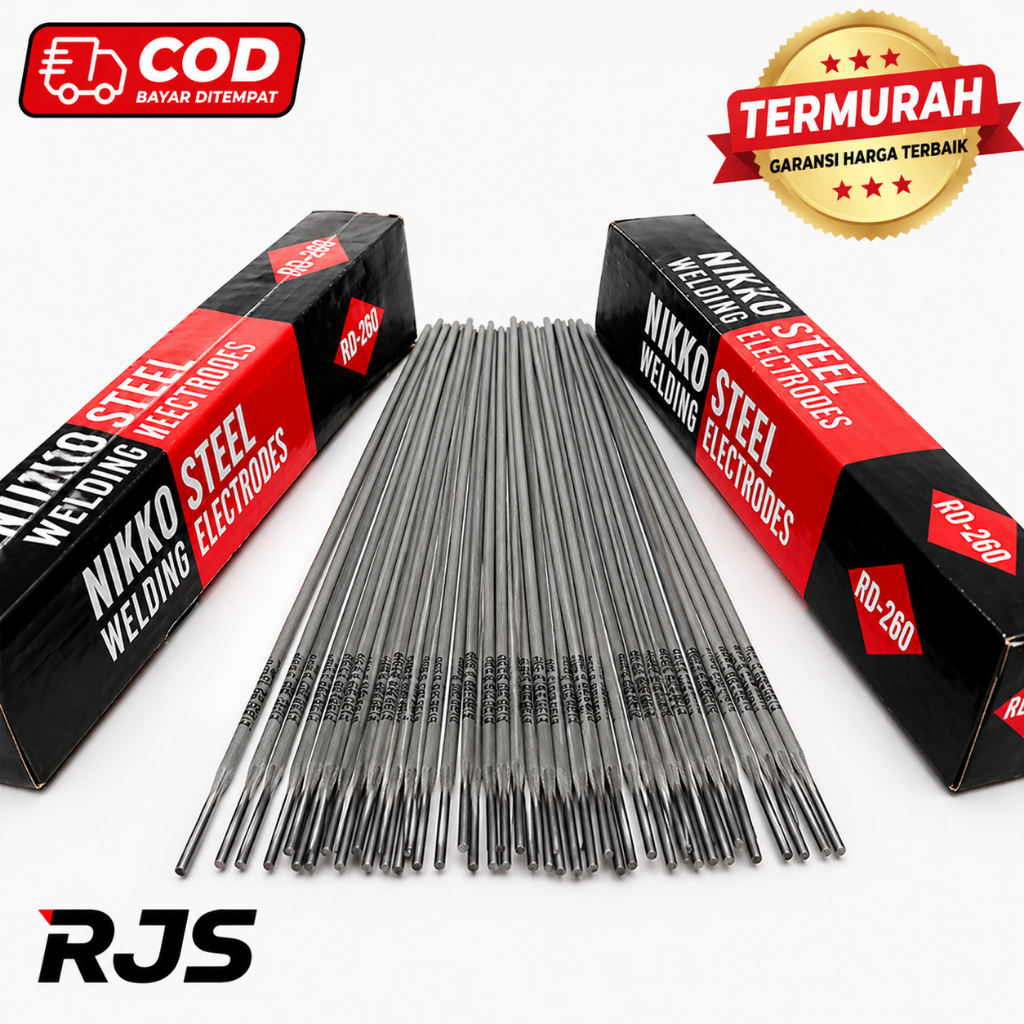 NIKKO STEEL RD 260 Kawat Las Listrik 2.6 mm Isi 5KG | Elektroda Las Original