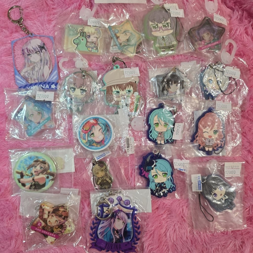 [UPDATE] Yukina Lisa Rinko Eve Ako Sayo Maya Hina Aya Chisato roselia pastel pallete Bandori bang dr