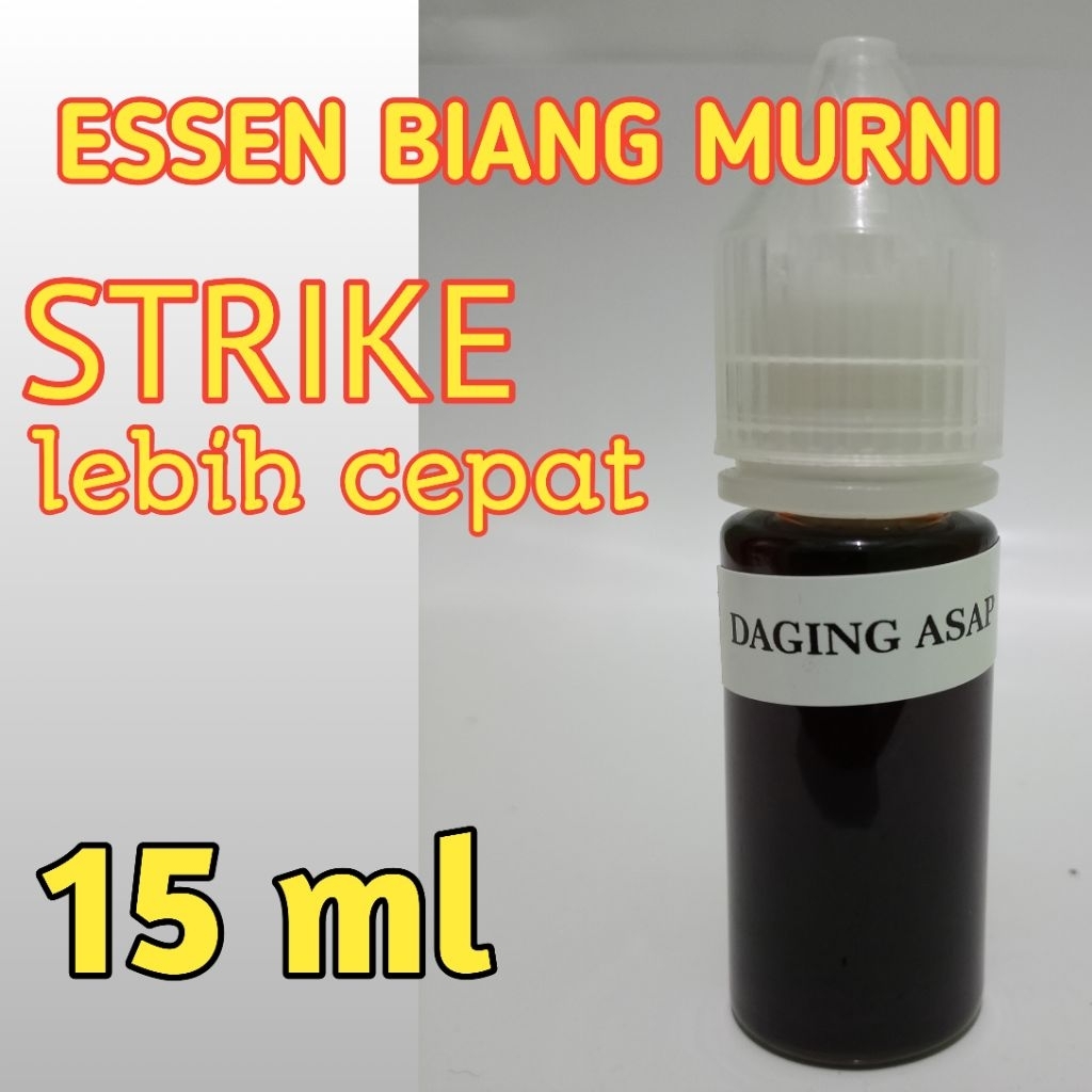 Essen Biang Murni asli 100% Aroma Daging Asap Ukuran 15 ml Umpan Pancing Ampuh Ikan Mas Nila Lele Ba