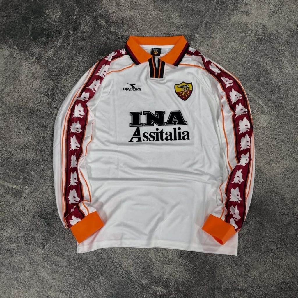 Diadora Jersey Roma Retro Away 98  Totti original