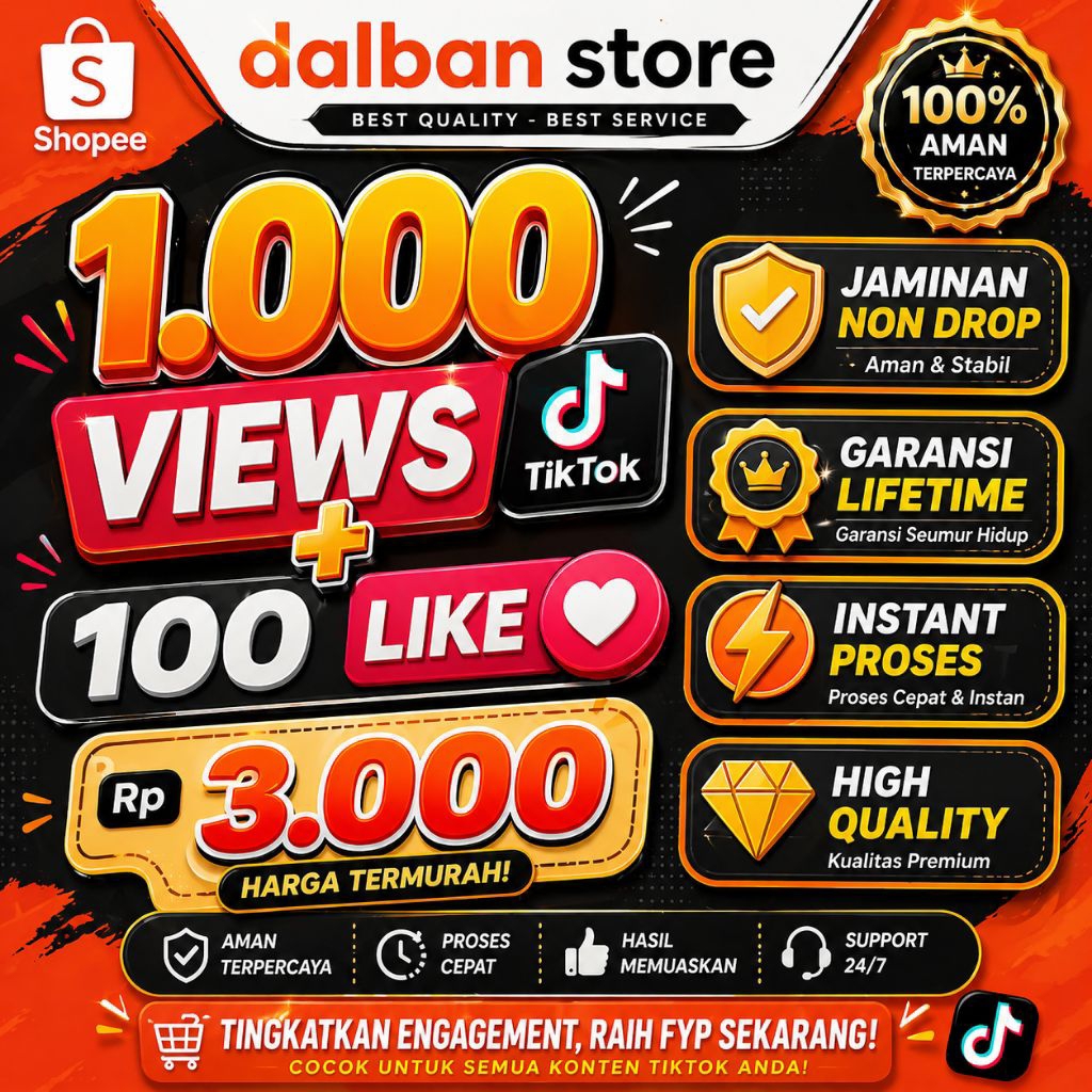 Views Tiktok Like Tiktok Bergaransi