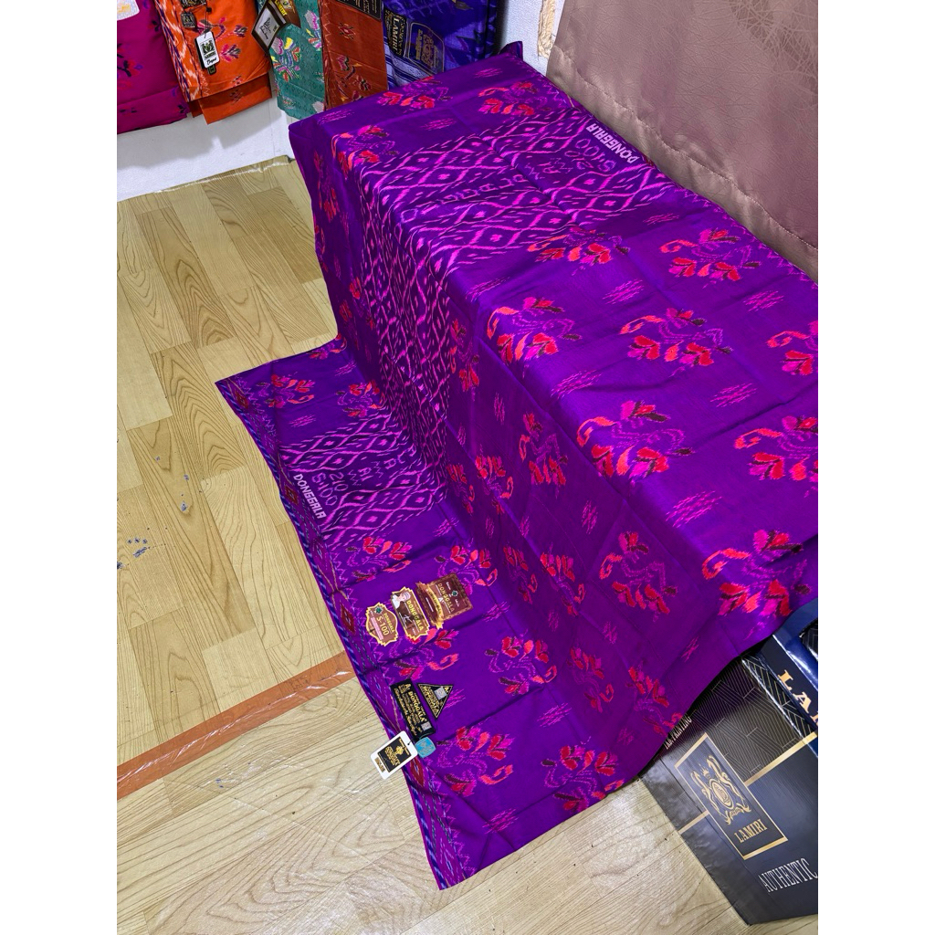*ORIGINAL* SARUNG DONGGALA TIPE MST FULL SUTRA SILVER