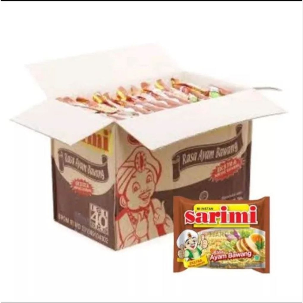 Sarimi 1 dus / Mie Sarimi Ayam bawang 1 dus isi 40