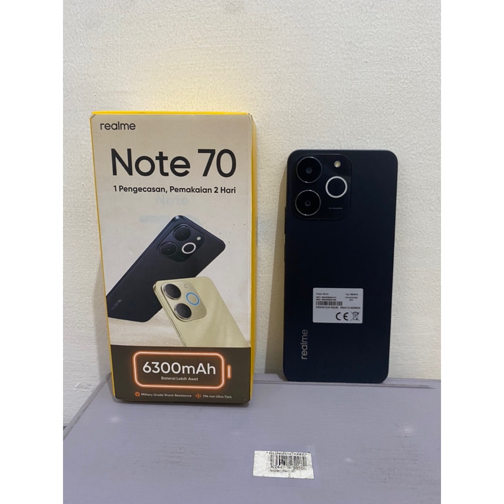 Realme Note 70 Baru Open Box saja