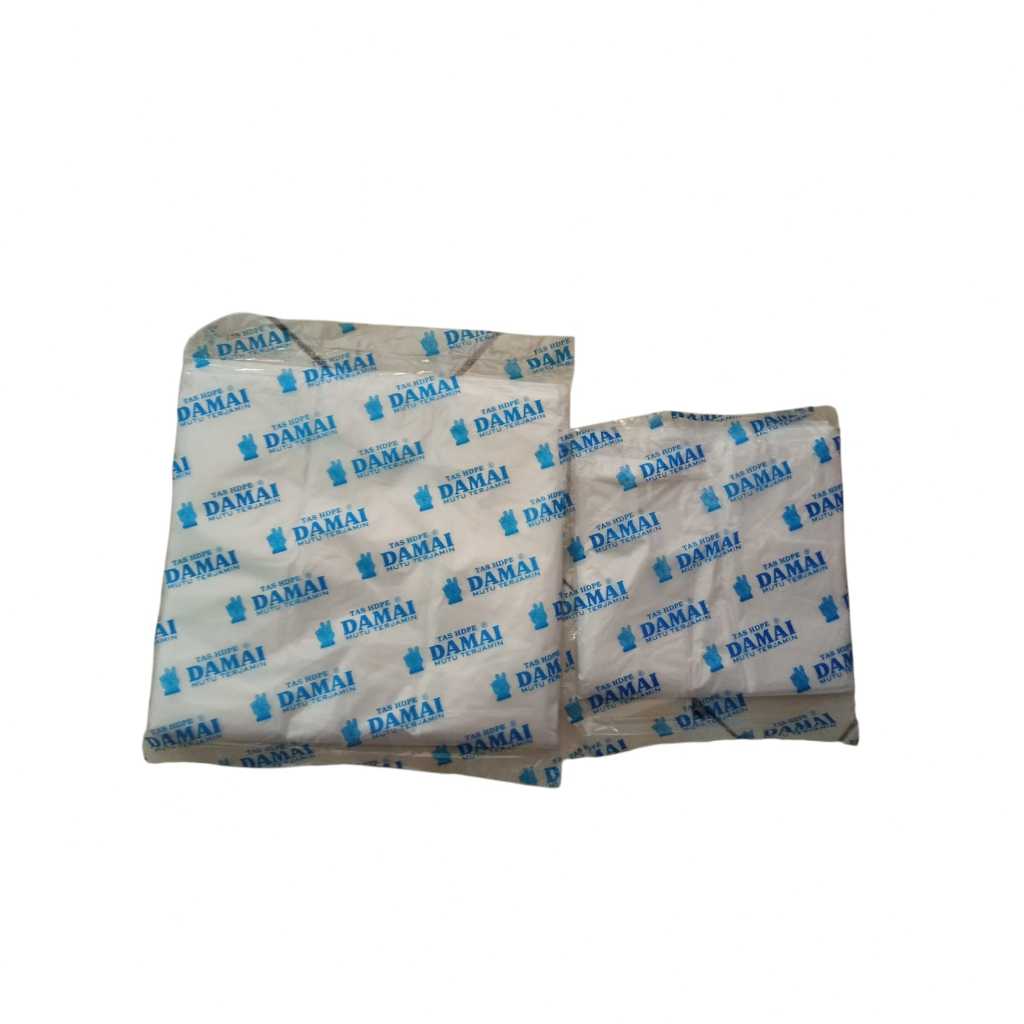 DAMAI Kantong Plastik transparan uk 15 21