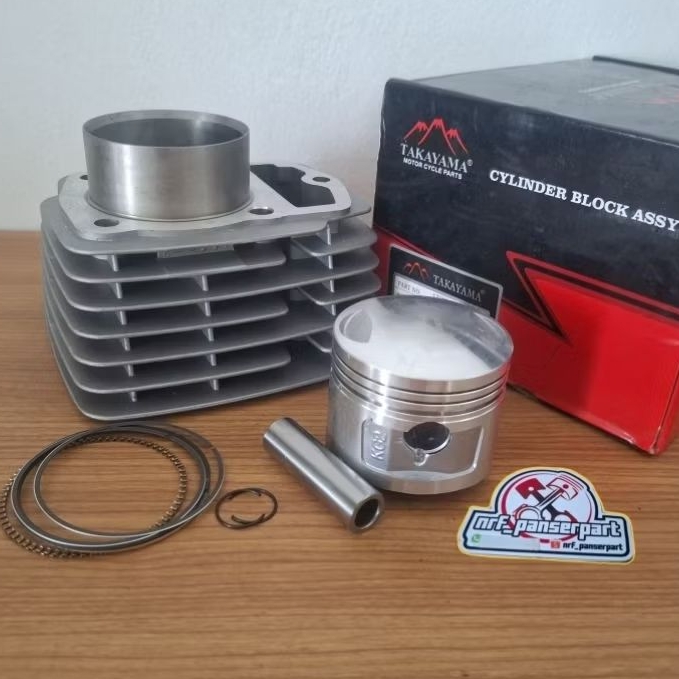 BLOK SEHER GLPRO 144 KG2//BORING SET PISTON HONDA GL PRO BLACK ENGINE/PRO CDI PLATINA