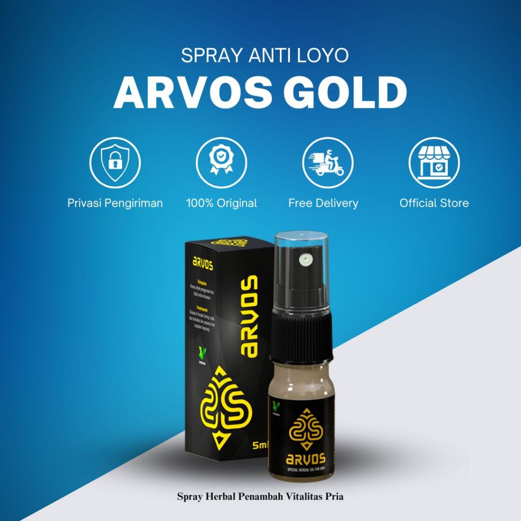 Arvos Spray Kuat BPOM - Untuk Pria Tahan Lama Aman Tidak Mati Rasa