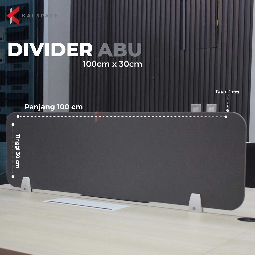Pembatas Meja Kantor Kerja Minimalis Sekat Meja Table Divider