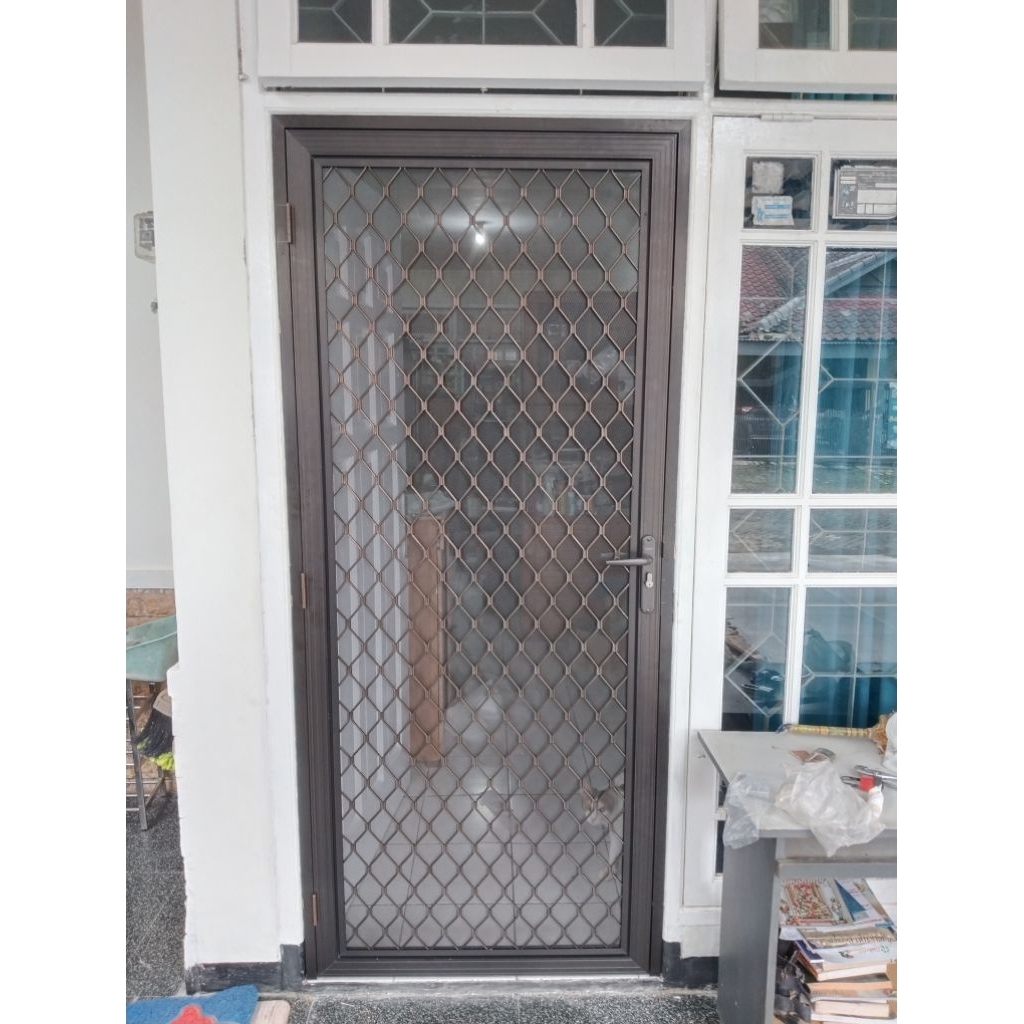 Pintu Expanda Aluminium +Kasa Nyamuk