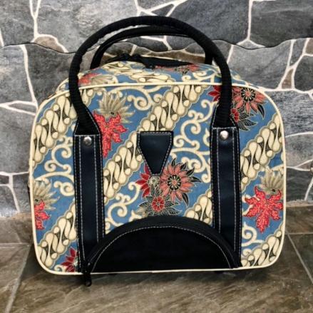Travel Bag Batik Kanvas Size Medium Mudik Wanita