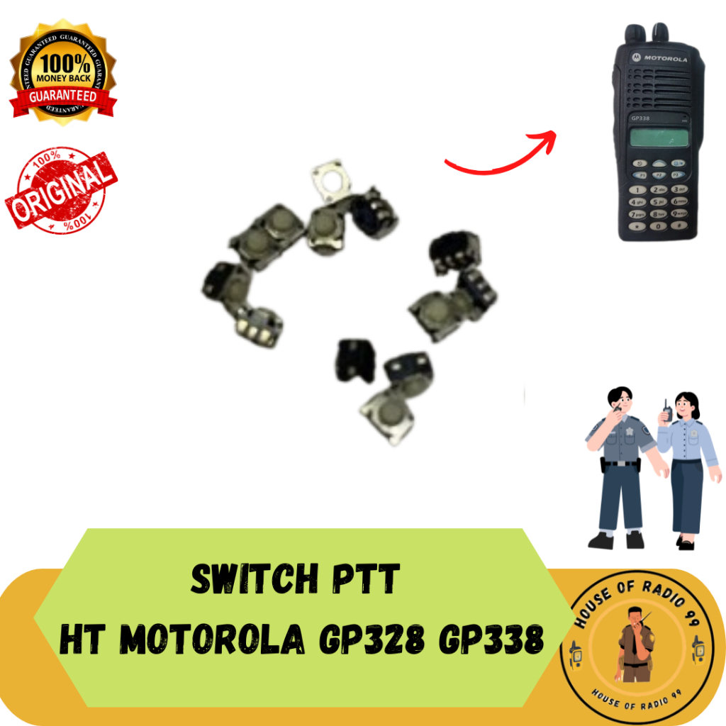 Switch PTT HT Motorola GP 328 GP 338 Tombol PTT HT Motorola GP 328 GP 338