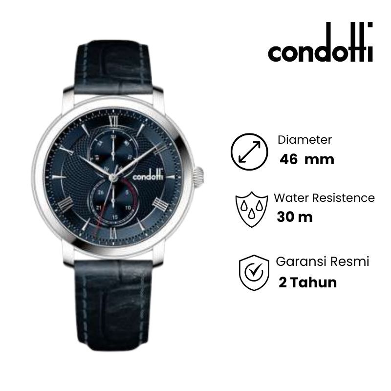Jam tangan pria Condotti Sollecito CN1091-S04-L04