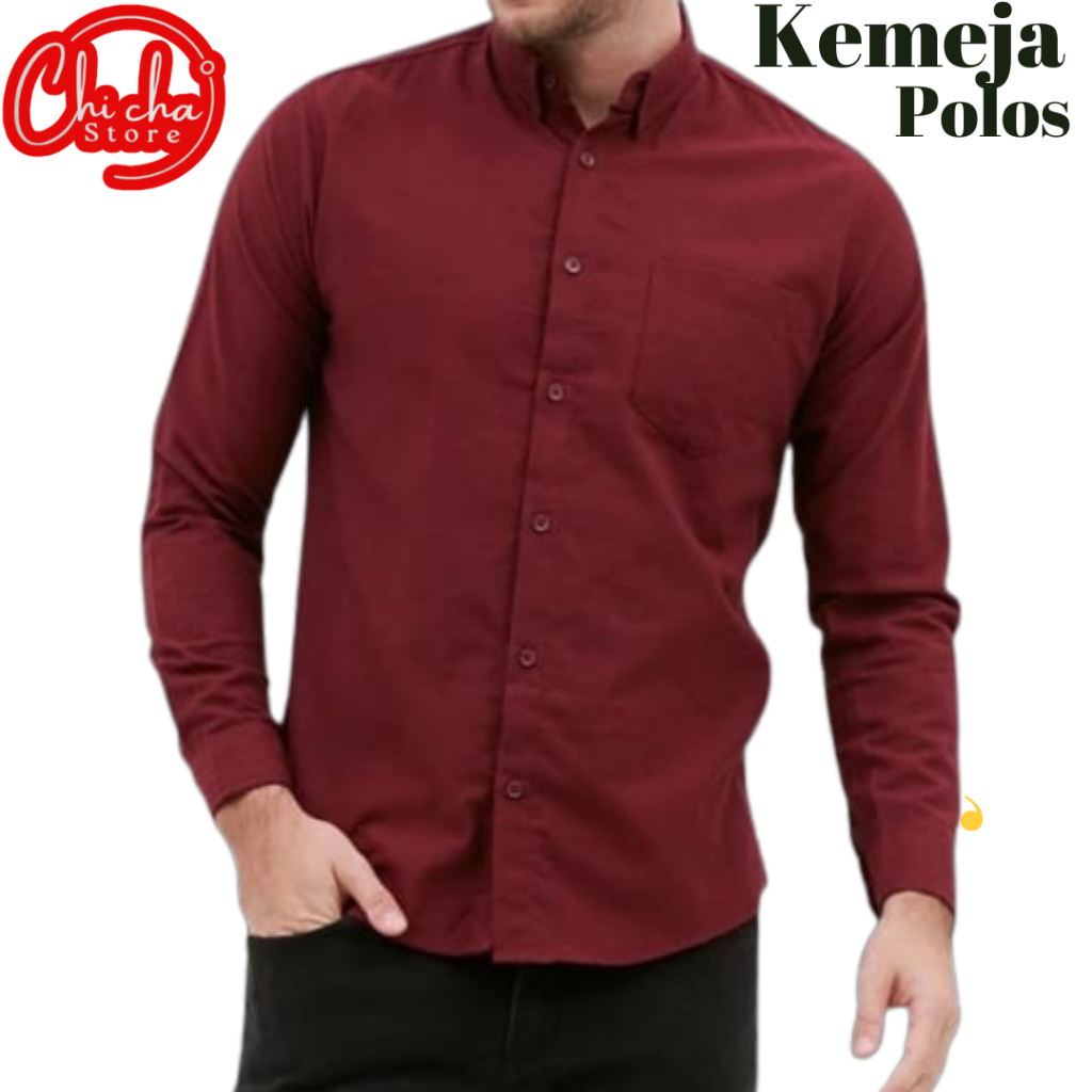 Baju Hem Kemeja Pria Lengan Panjang Toyobo Premium