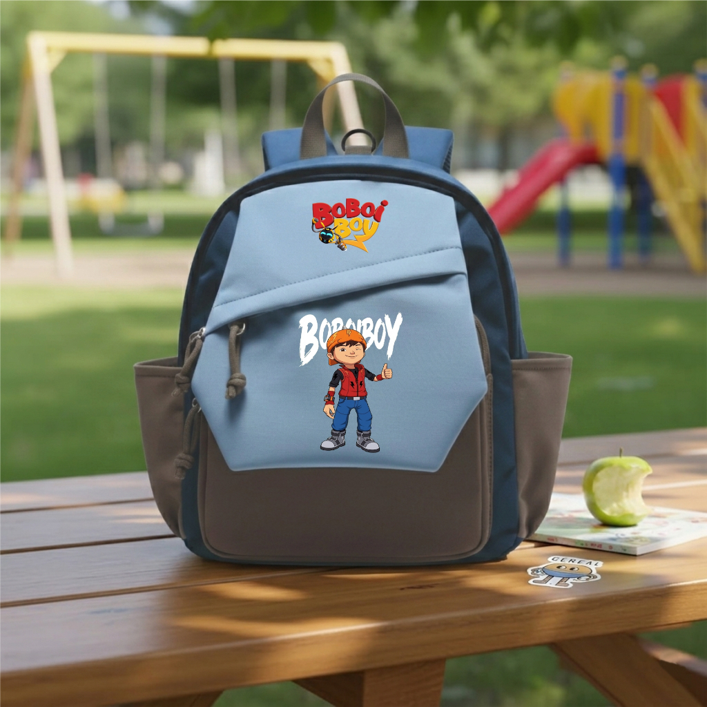 RAINDOZ - CUT 028 F128 Tas Ransel Sekolah Anak Sekolah TK PAUD Boboiboy Icon Muat Untuk Bekal dan Bu