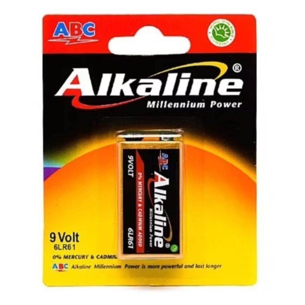ABC alkaline baterai 9volt