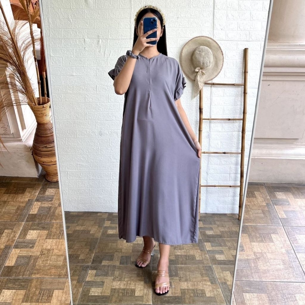 Daster Busui Daster Polos Rayon Viscose Habel Homedress LD 124 Daster Murah Baju Tidur Terbaru Terla