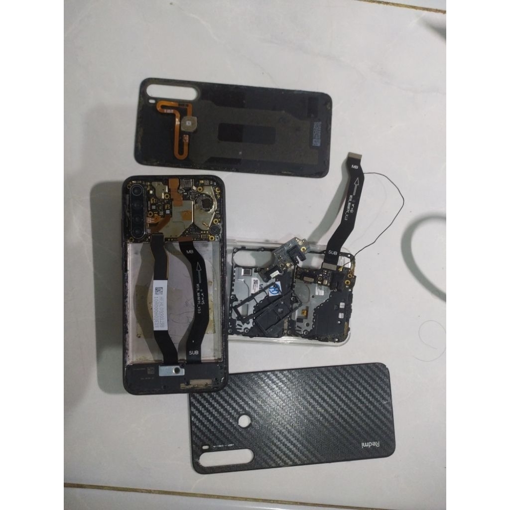 sparepart Xiaomi redmi note 8 4/64gb baterai, lcd, mesin Matot, kamera, konektor
