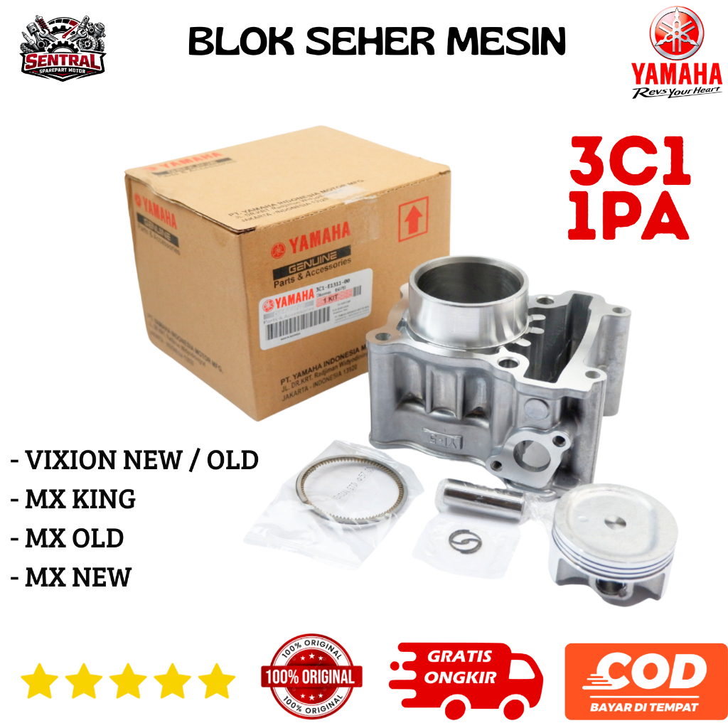 ori Block seher vixion old - blok seher vixion new 3C1 1PA Sentral Sparepart Motor