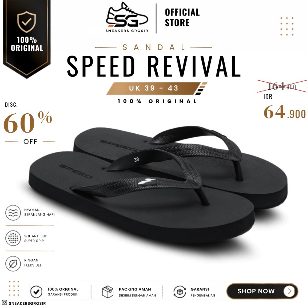 SANDAL SPEED REVIVAL SERIES 100% ORIGINAL || Sandal  SERIES  size 39-44