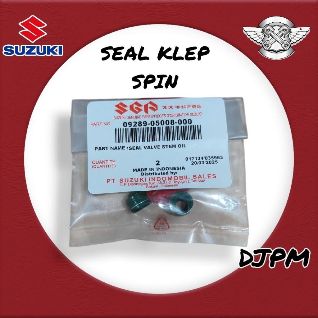 Seal Sil Klep Kleap Suzuki Spin 09289-05008-000 Original