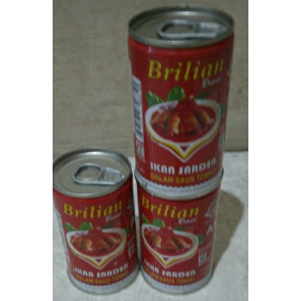 Sarden Brilian155gr Dus isi 50kaleng