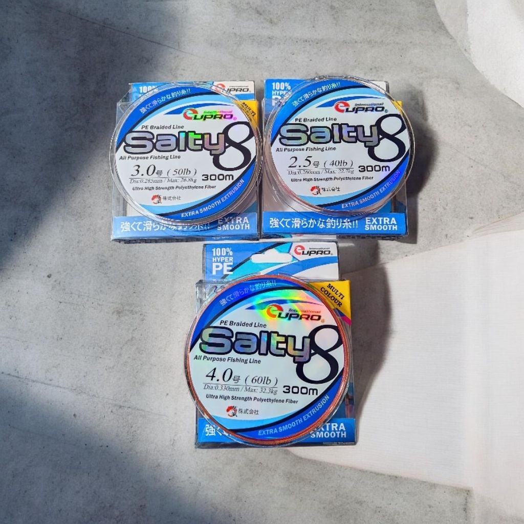 Pe.Eupro Salty X8 Multi Colour Panjang 300m