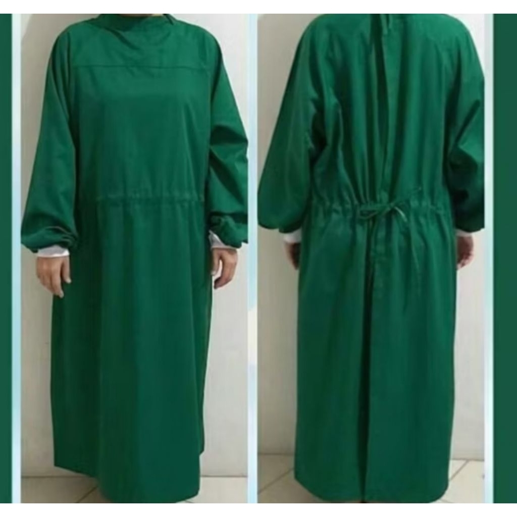 Jubah oprasi gown / bahan katun