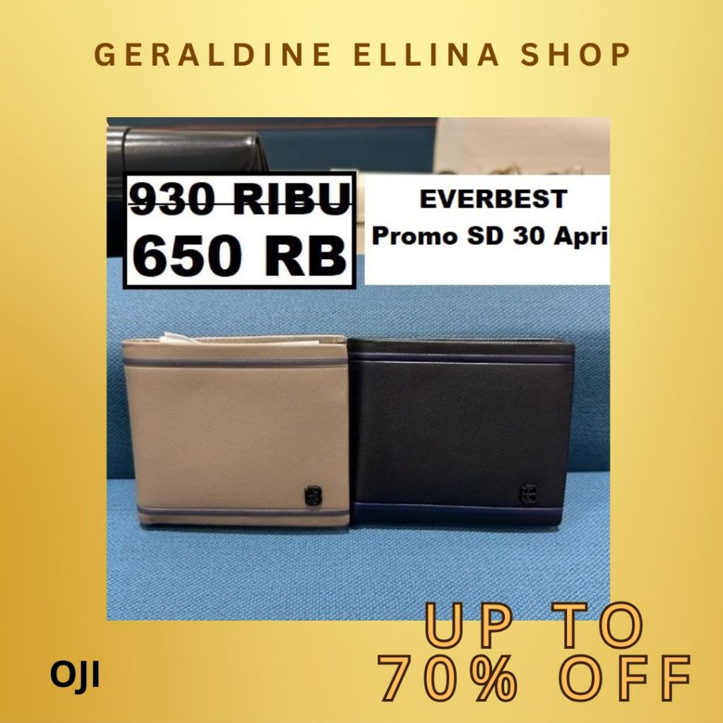 Dompet pria Everbest original 100% sale OJI wallet