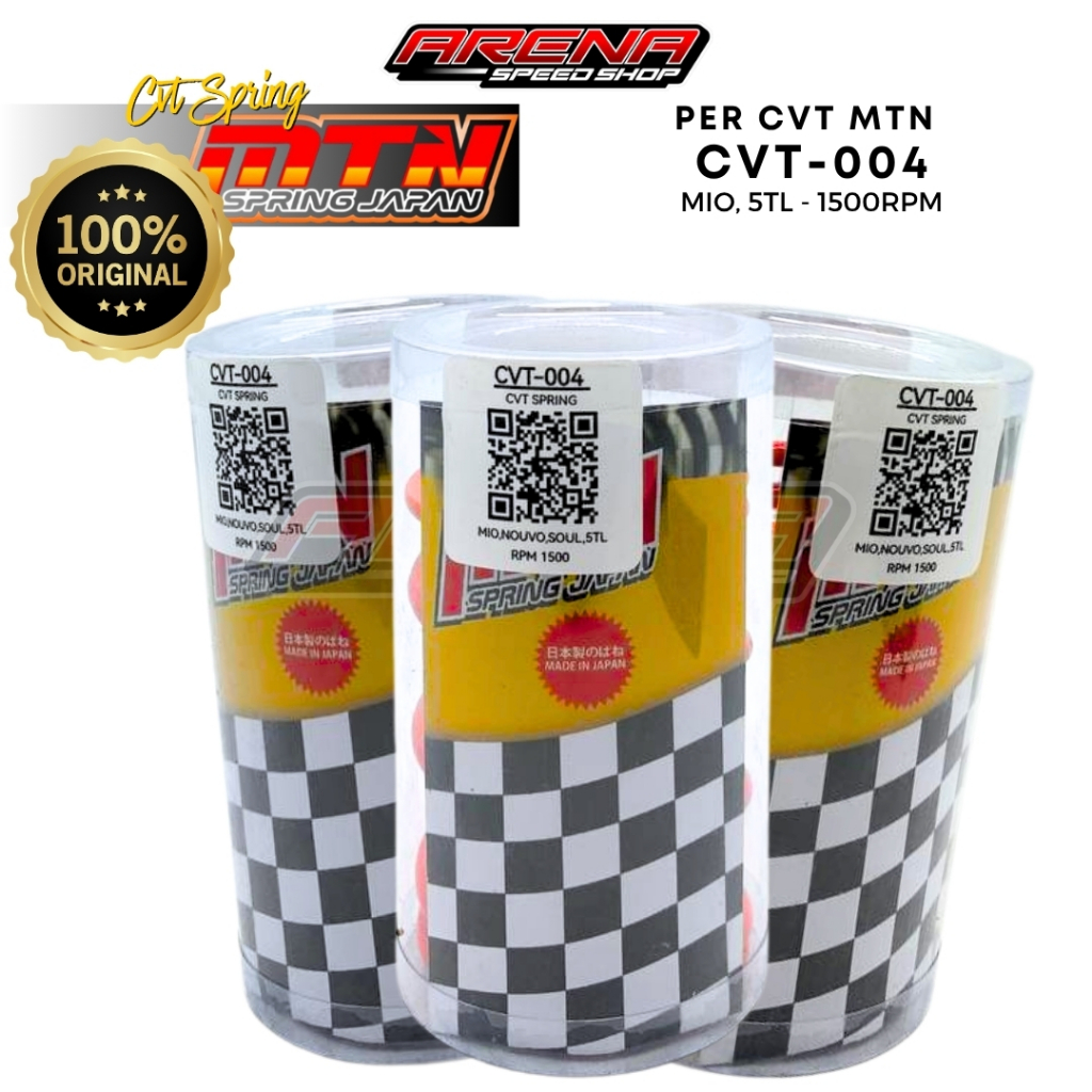MTN Spring Japan CVT Spring CVT-004 1500RPM - Per CVT Japan +20% Mio,Nouvo Original