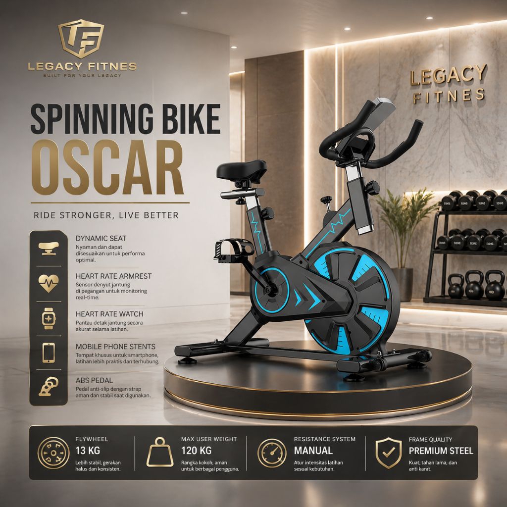 Sepeda Statis Spin Big Spinning Bike Legacy Oscar Sepeda Statis Olah Raga Di Rumah Sepeda Statis Ala