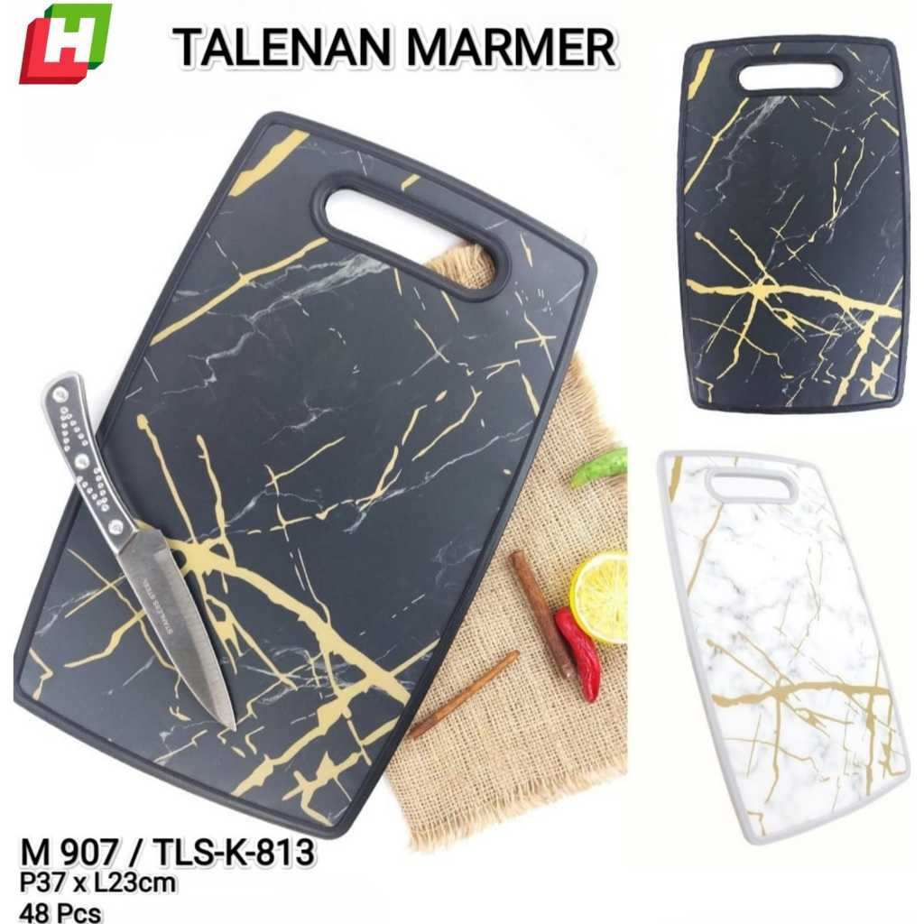 Talenan Plastik Marble Besar & Tebal / Talenan Motif Kramik Marmer / Talenan / Telanan