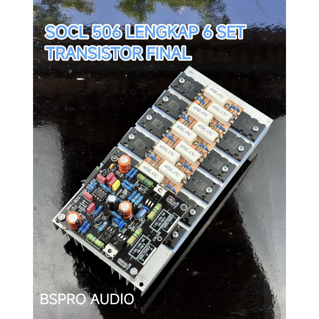 socl 506 lengkap 6 set transistor final Toshiba siap pakai