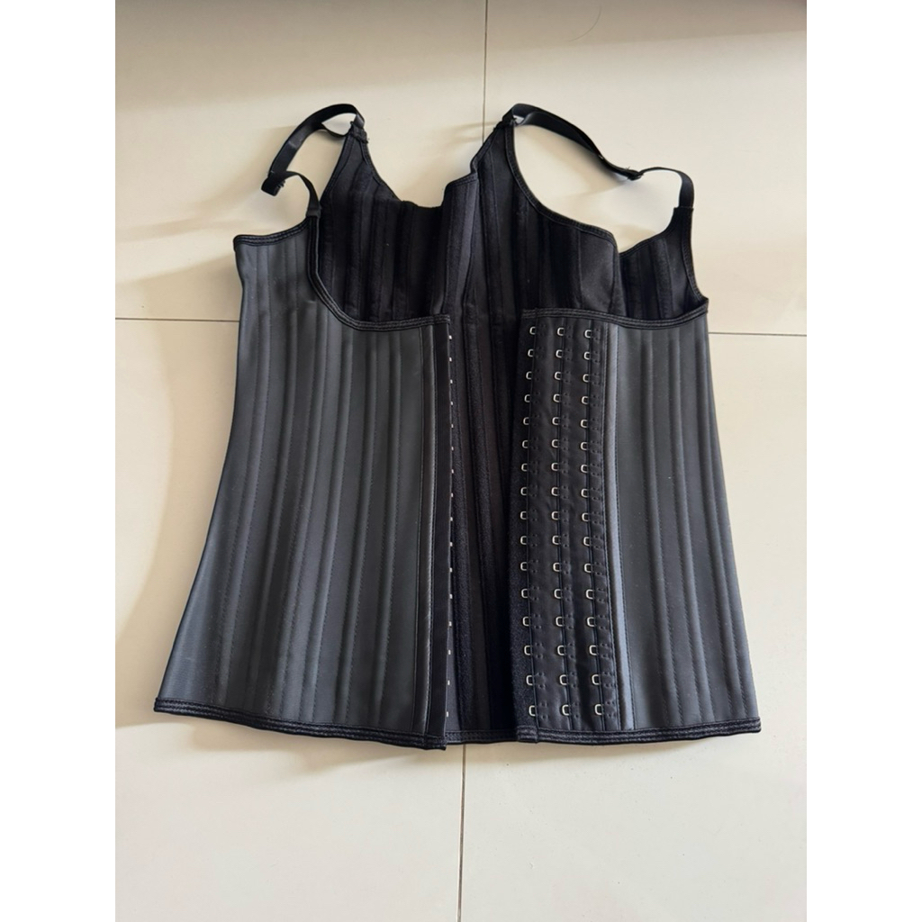 PRELOVED Miracle Shaper Xtreme Vest Body Shaper Corset 29 Bones 100% Latex Size XS